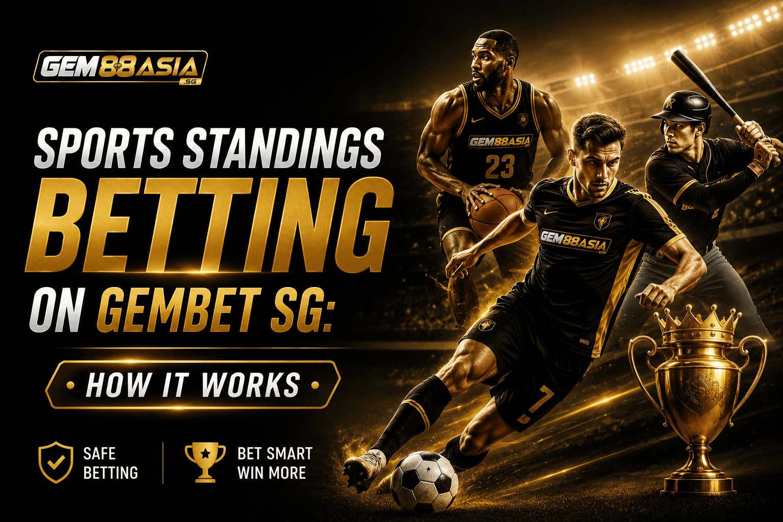 Sports standings betting guide on Gembet SG