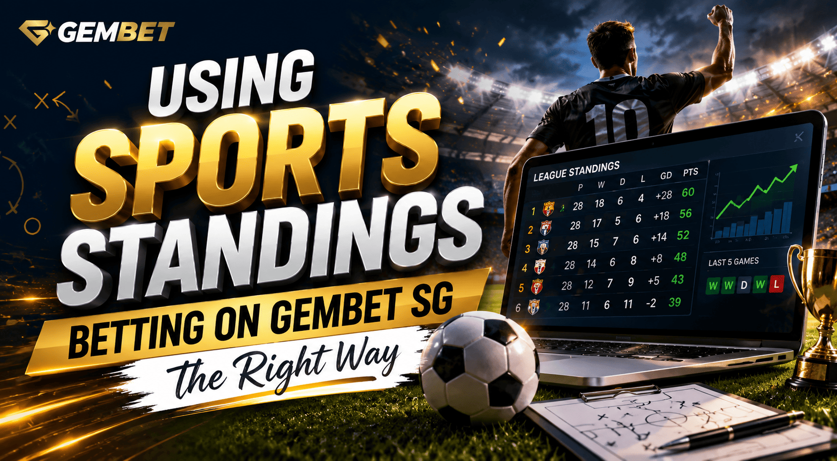 Using Sports Standings Betting on Gembet SG the Right Way