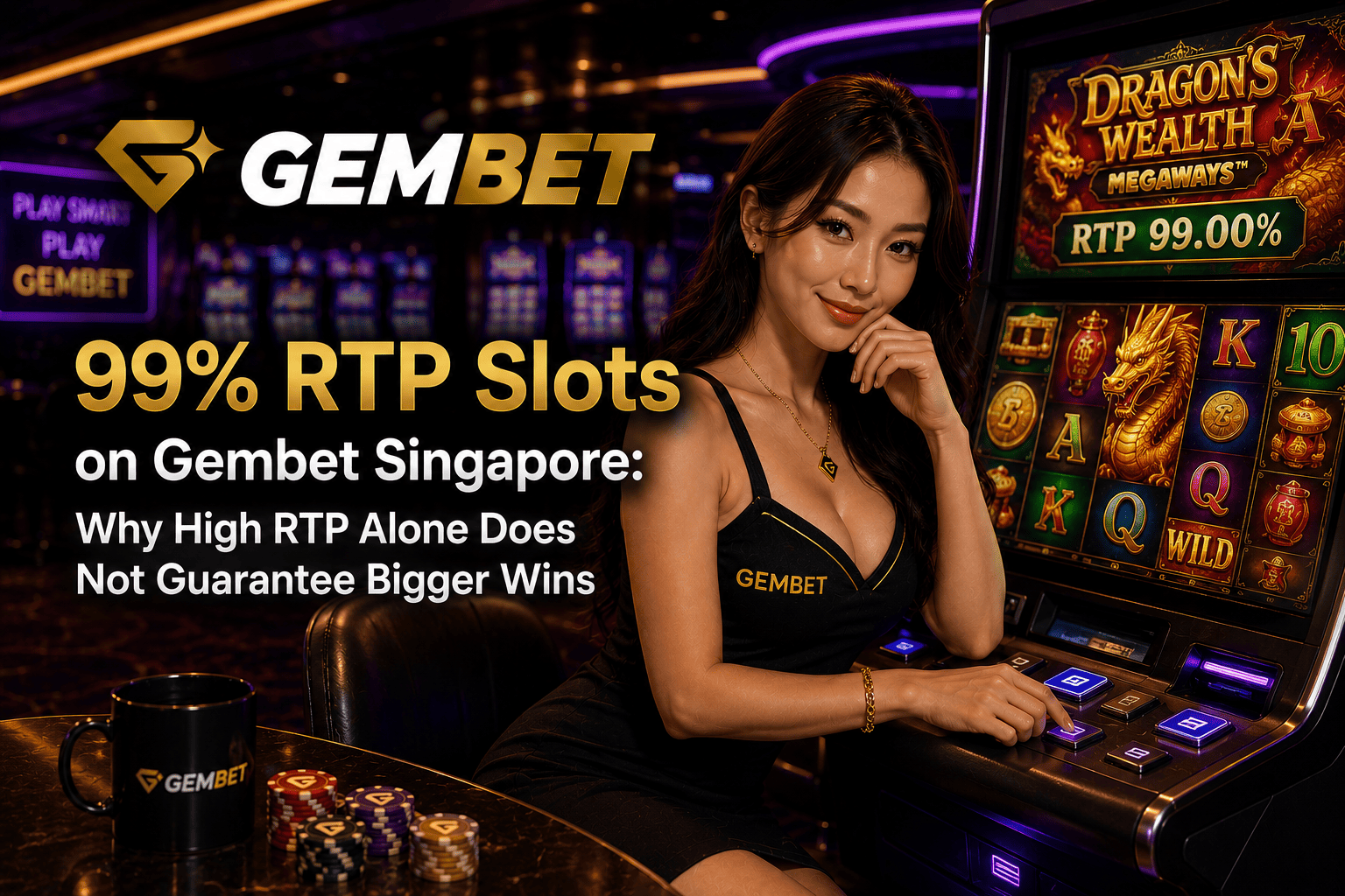 99% RTP slots on Gembet Singapore with high payout potential