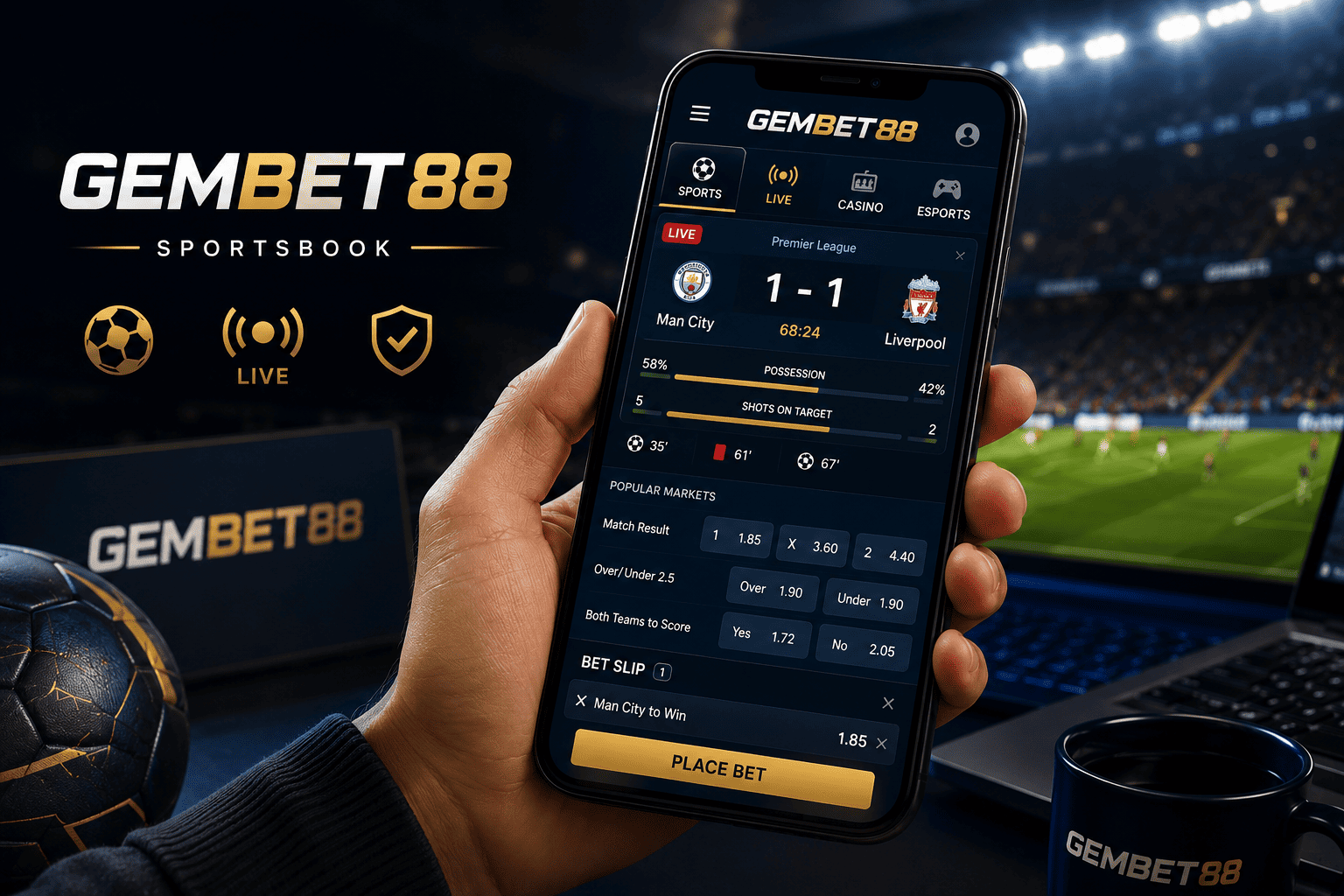 Gembet sportsbook guide for live betting in Singapore