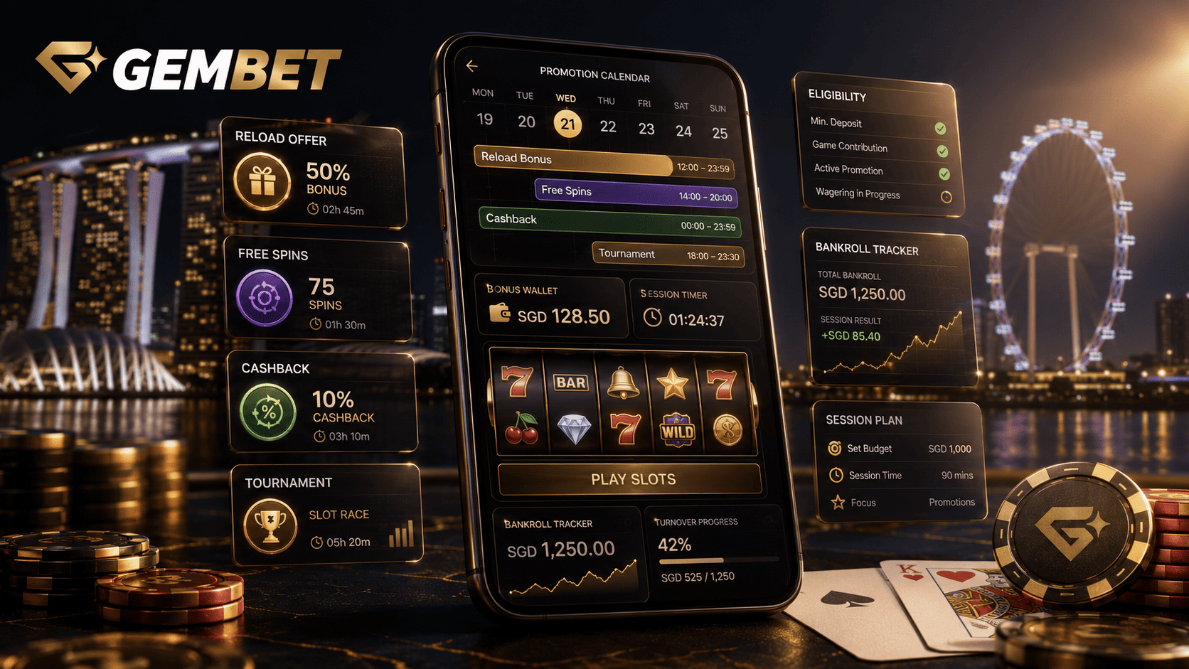 Time to play slots using promotion schedules