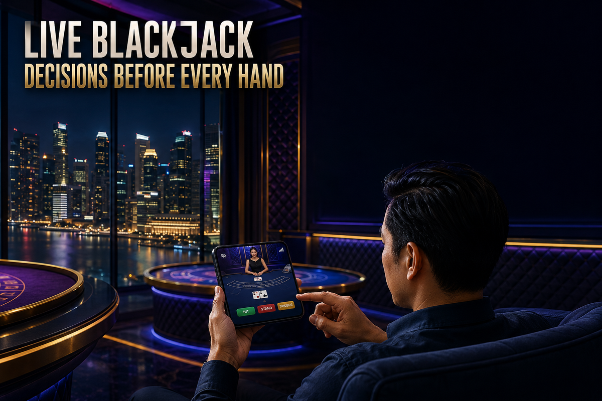 Live blackjack mobile decision-making guide for Singapore players
