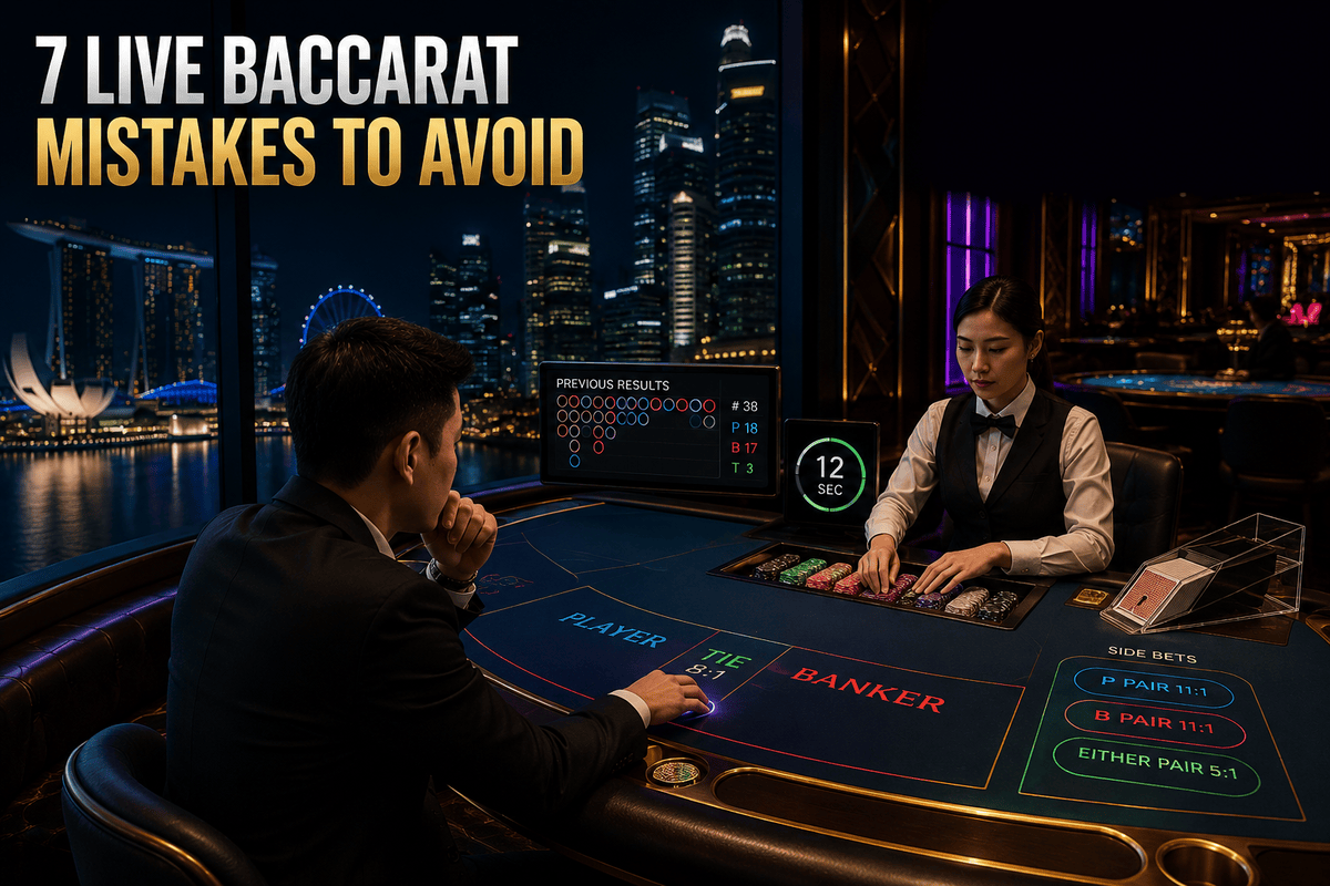 Live baccarat guide to seven betting mistakes Singapore players should avoid