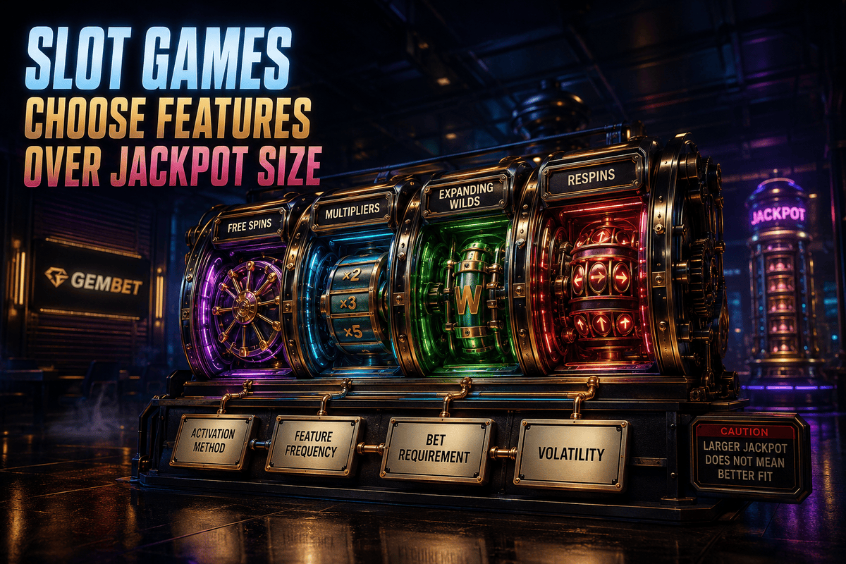 Slot games compared by bonus features instead of advertised jackpot size