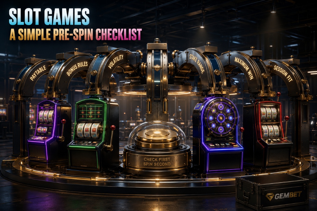 Slot games compared with a simple checklist before the first spin