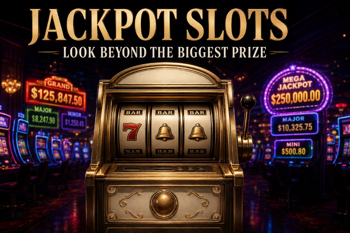 Jackpot slots comparison showing why players should not choose slot games only by the biggest jackpot