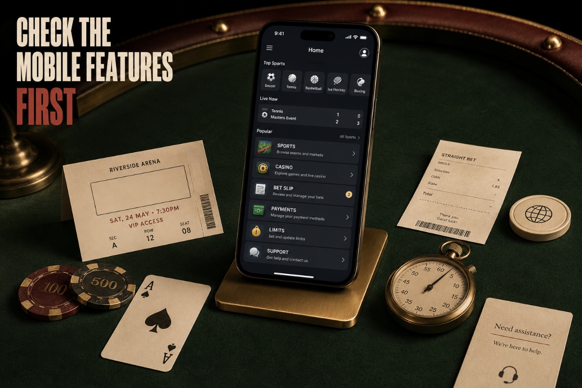 Mobile betting platform features to check before using sports and casino tools